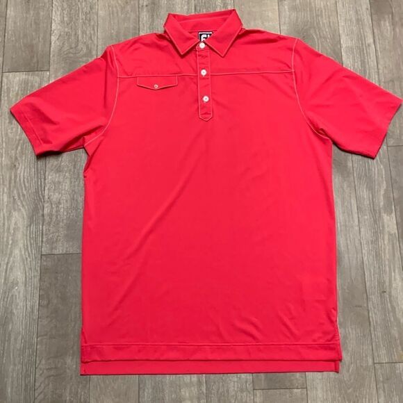 “Like New” Footjoy Polo Golf Quick Dry Pocket‎ Performance Active Shirt - Picture 1 of 7